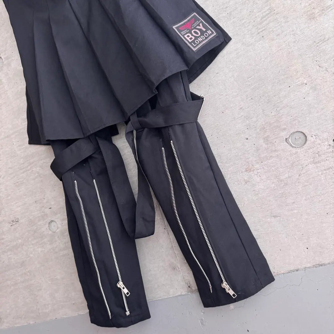 BOY LONDON Bondage Skirt Zip Slacks