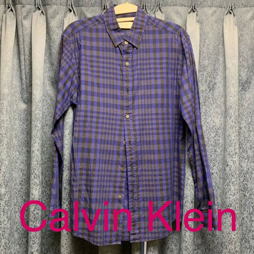 Calvin Klein Platinum Check Shirt