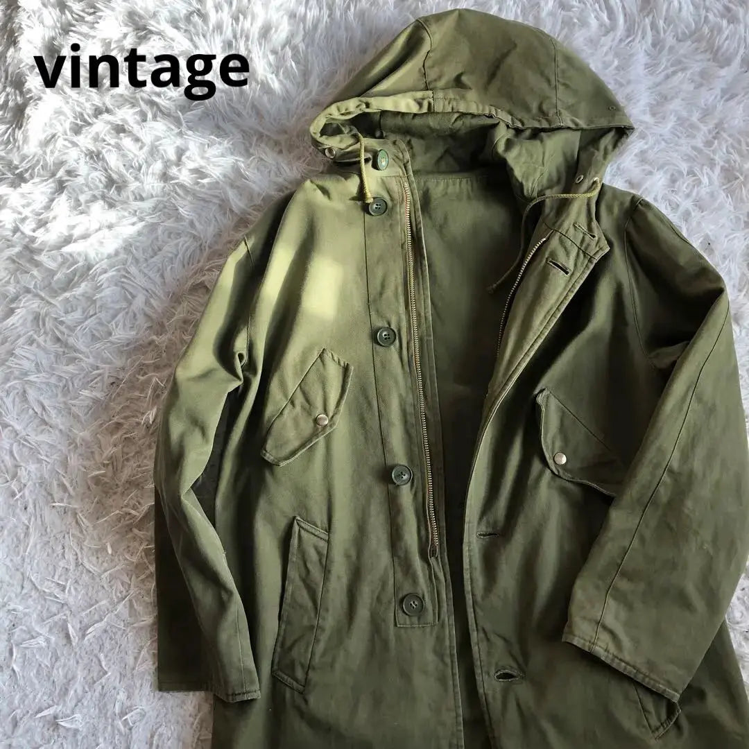 Parka de montaña Mod Coat Verde oscuro Caqui Militar