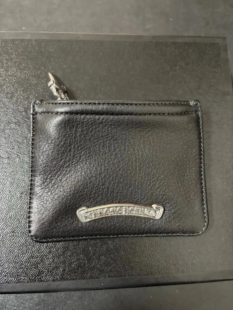 [Al precio más bajo de la industria] ¡Productos hermosos! ¡Con certificado de compra! Monedero con monedas Chrome Hearts Poswallet