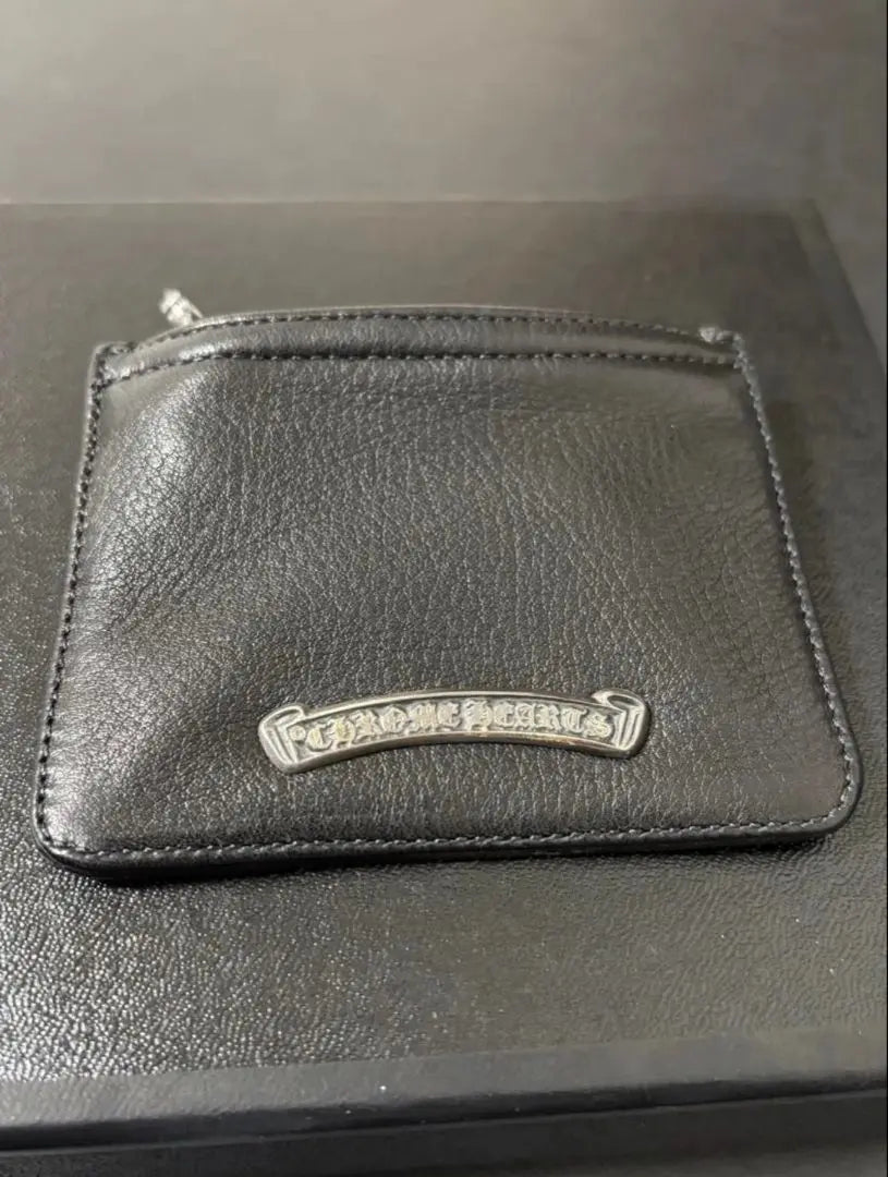 [Al precio más bajo de la industria] ¡Productos hermosos! ¡Con certificado de compra! Monedero con monedas Chrome Hearts Poswallet