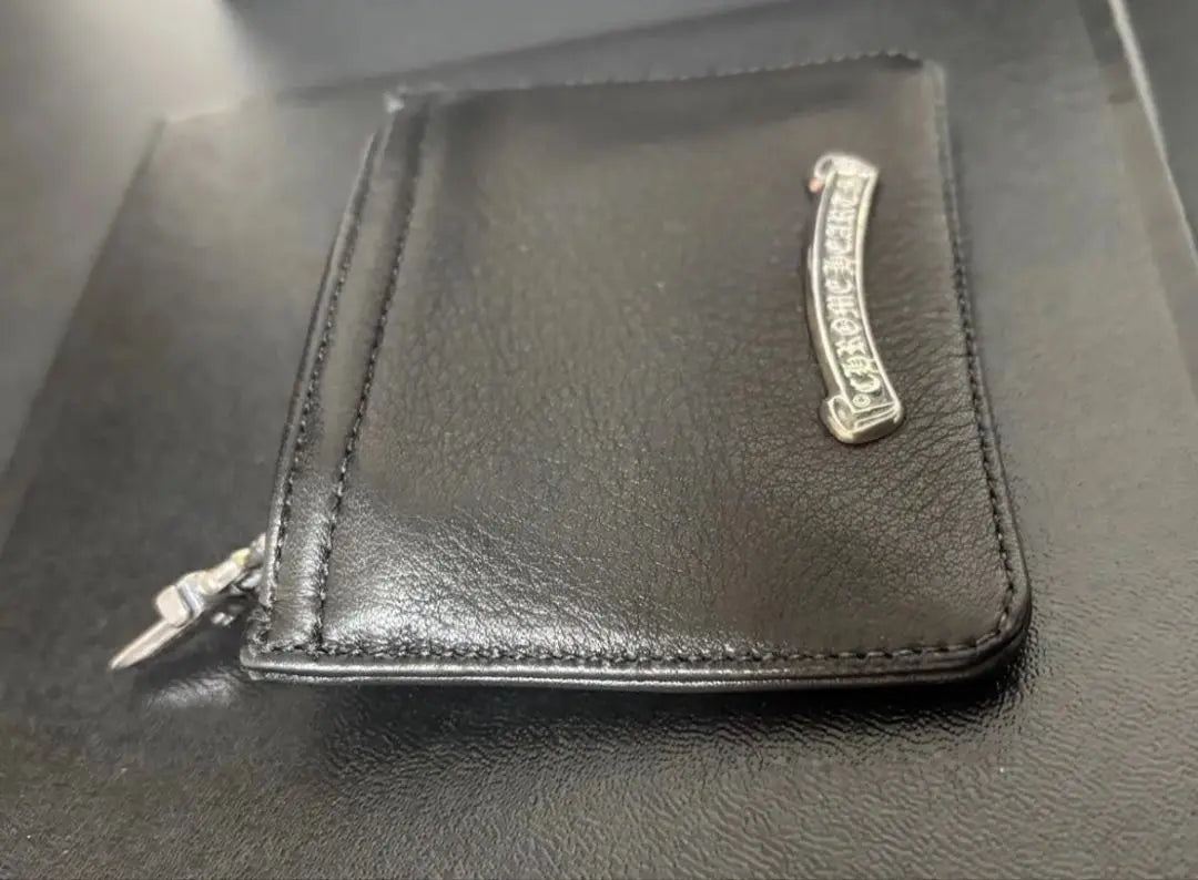 [Al precio más bajo de la industria] ¡Productos hermosos! ¡Con certificado de compra! Monedero con monedas Chrome Hearts Poswallet