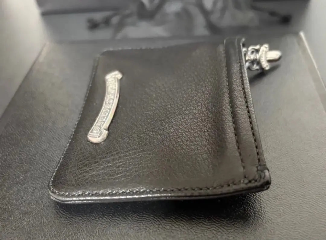 [Al precio más bajo de la industria] ¡Productos hermosos! ¡Con certificado de compra! Monedero con monedas Chrome Hearts Poswallet