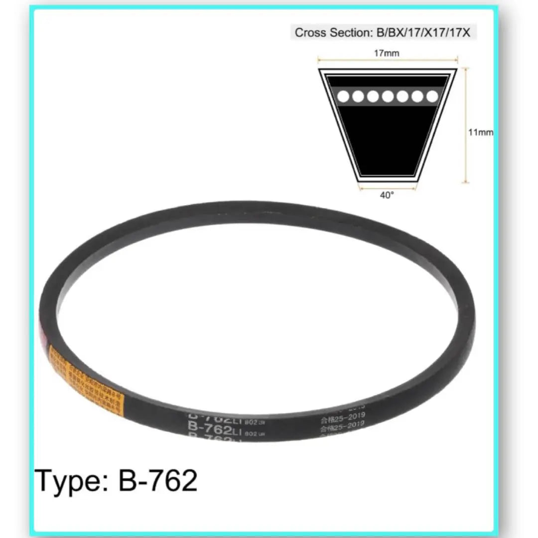 uxcell B-762 Correa trapezoidal Correa de transmisión Correa de lavadora Para transmisión de potencia | uxcell B-762 Vベルト 駆動ベルト 洗濯機ベルト 送電用