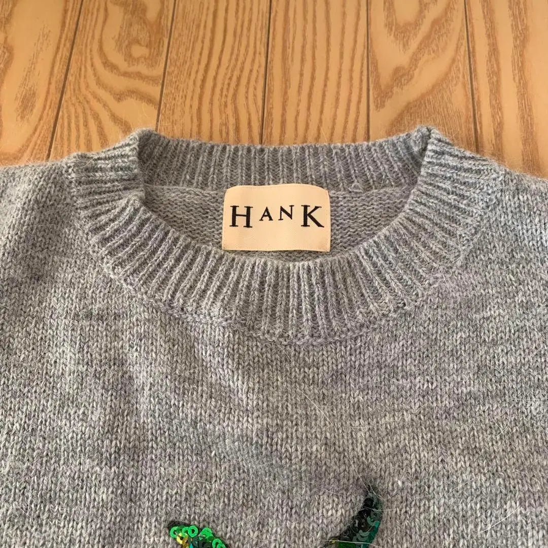 S1484 [HANK] Patrón de piña de punto para mujer con lentejuelas únicas