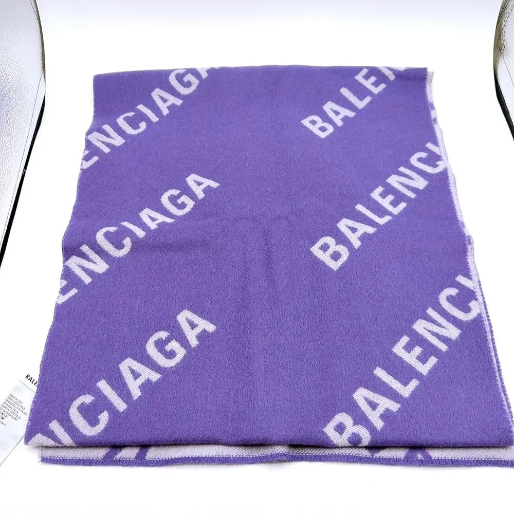 ◇Balenciaga◇685514/Lana/Logotipo/Bufanda/Marca