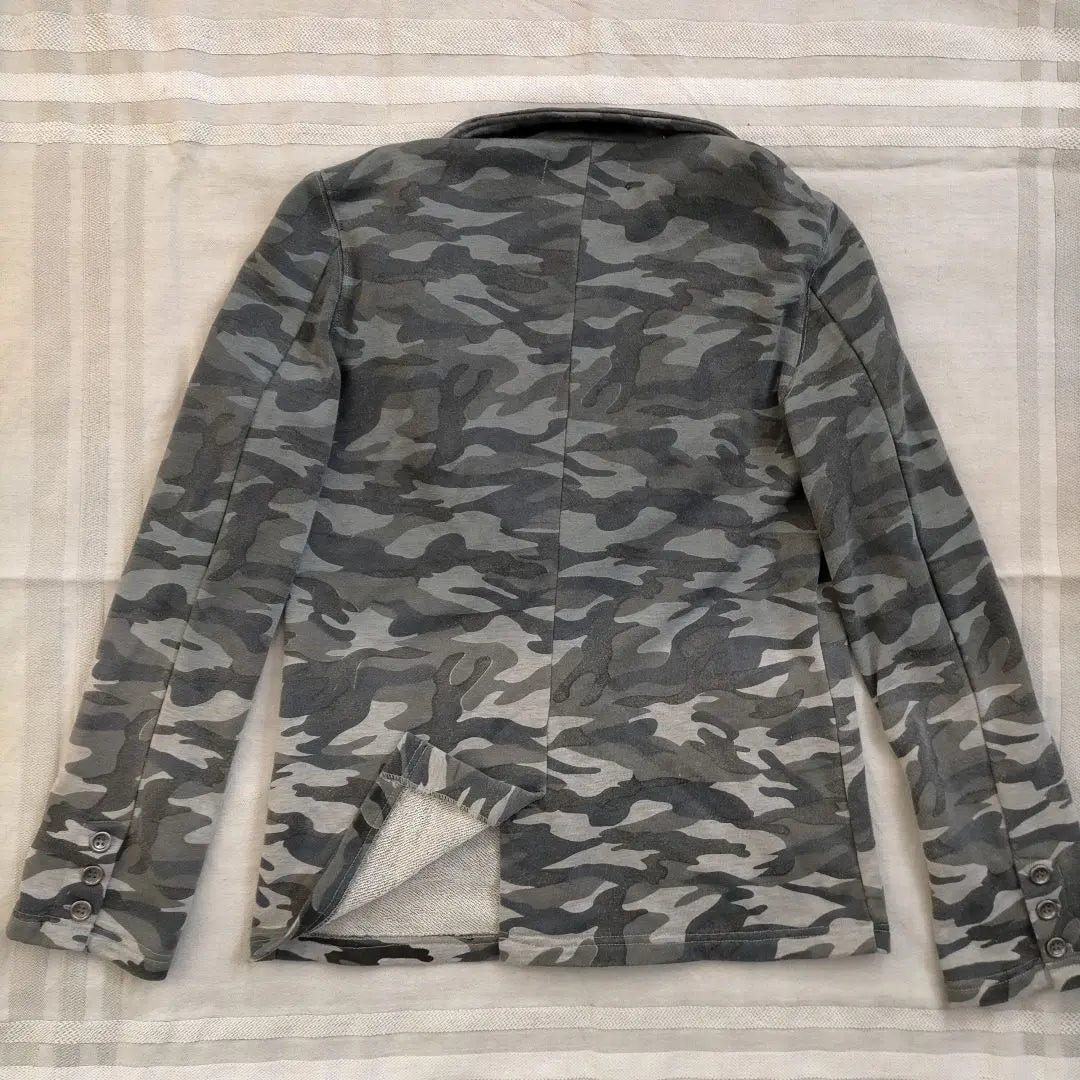 Chaqueta a medida de camuflaje gris Xfrm Transform Camuflaje L