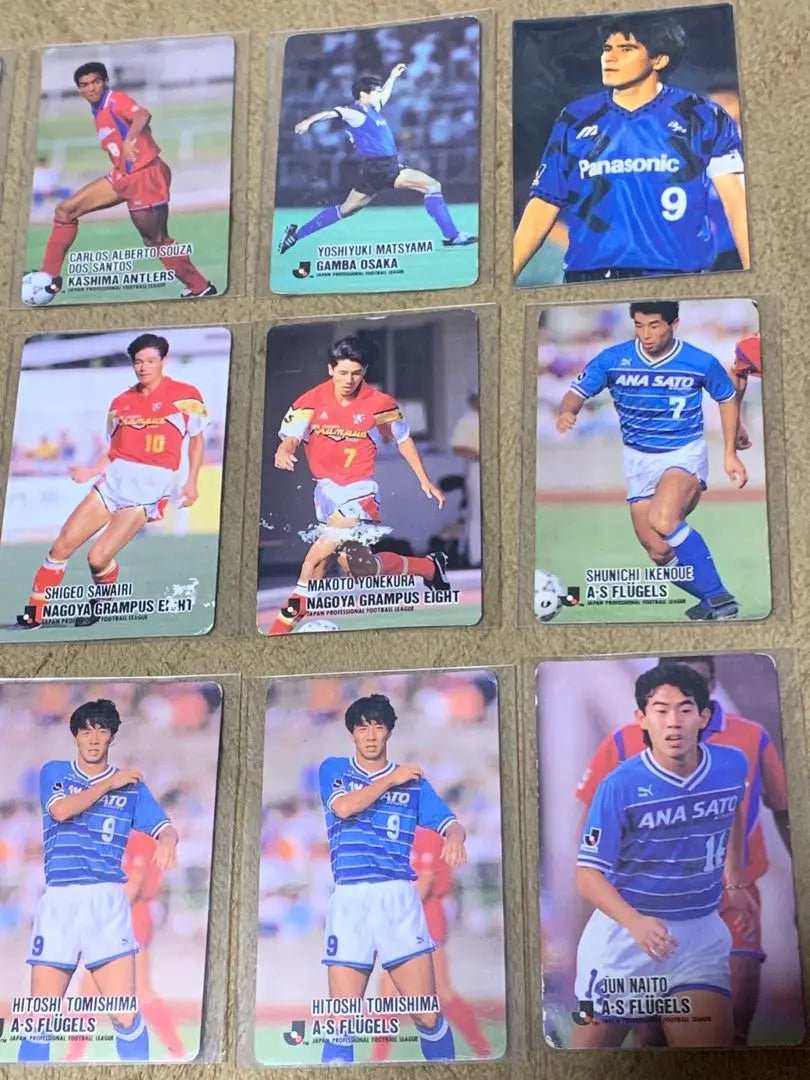 Juego de 15 cartas de la J League