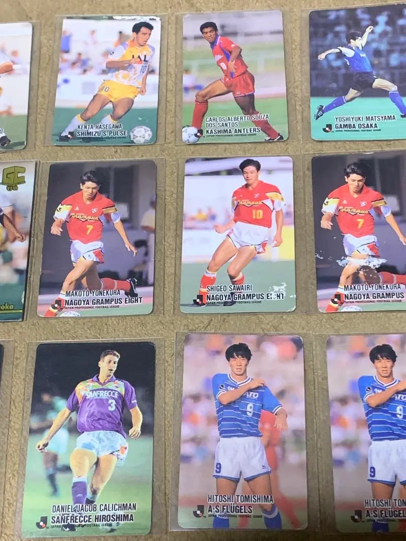 Juego de 15 cartas de la J League