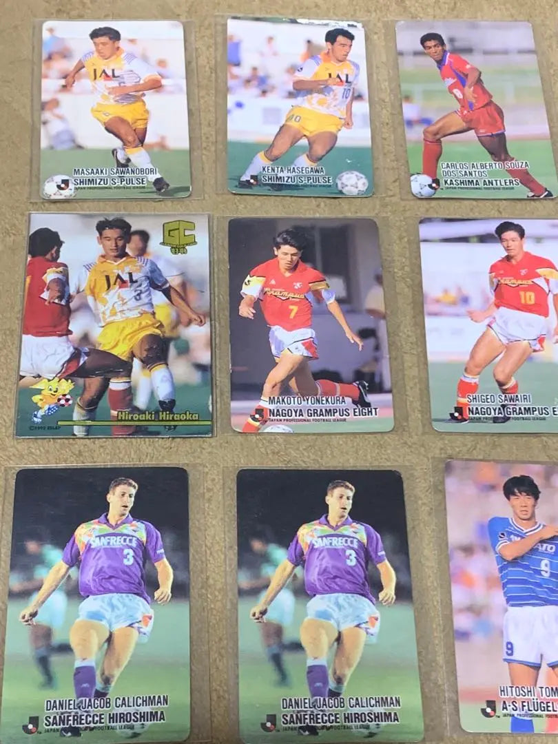 Juego de 15 cartas de la J League