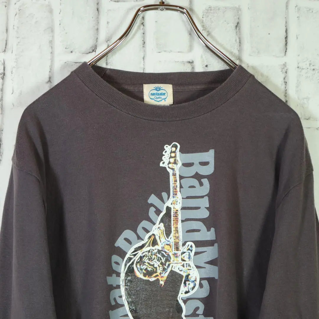 [Konare Corde] Long Sleeve T -shirt Ron T -band T -shirt Dekarogogo | 【こなれコーデ】ロングスリーブTシャツ ロンT バンドTシャツ デカロゴ