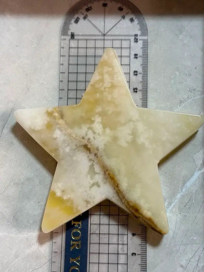 Natural stone ✧ Onyx star-shaped plate