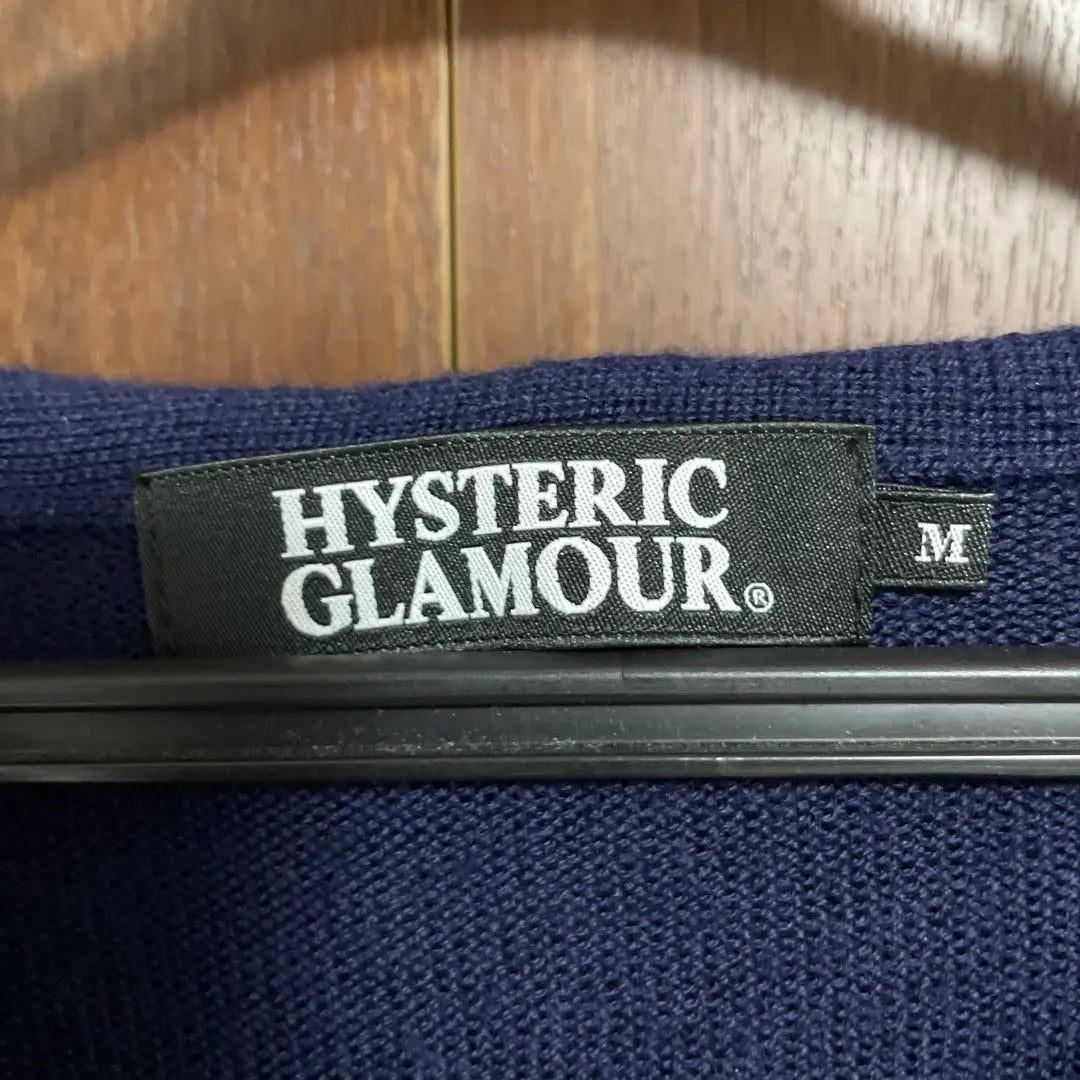 Super beautiful condition/HYSTERIC GLAMOUR Navy Knit Parka M