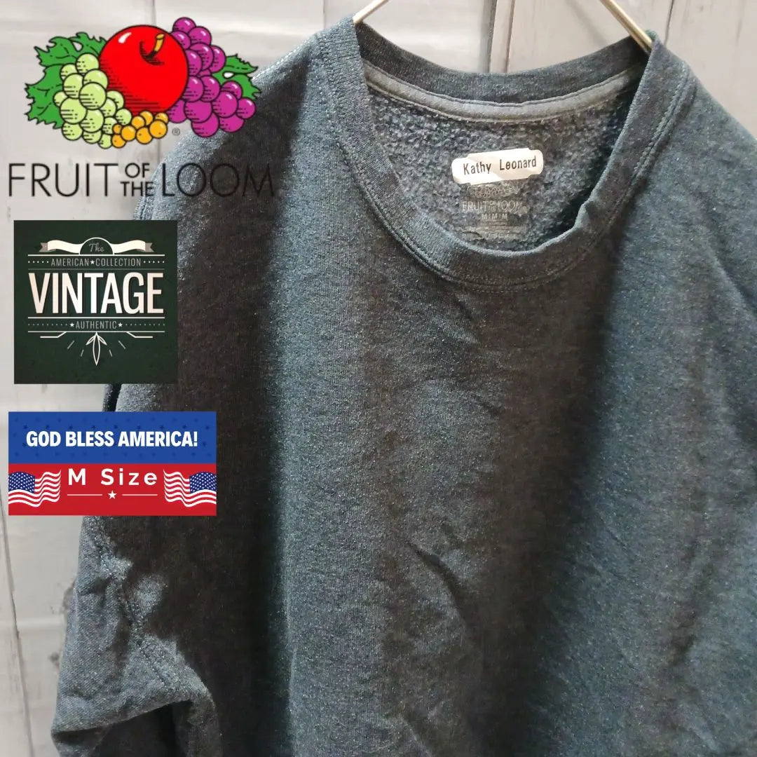 [Compra en USS] Fruit of the Loom Vintage Sweat liso | 【US買付】Fruit of the Loomビンテージ スウェット無地