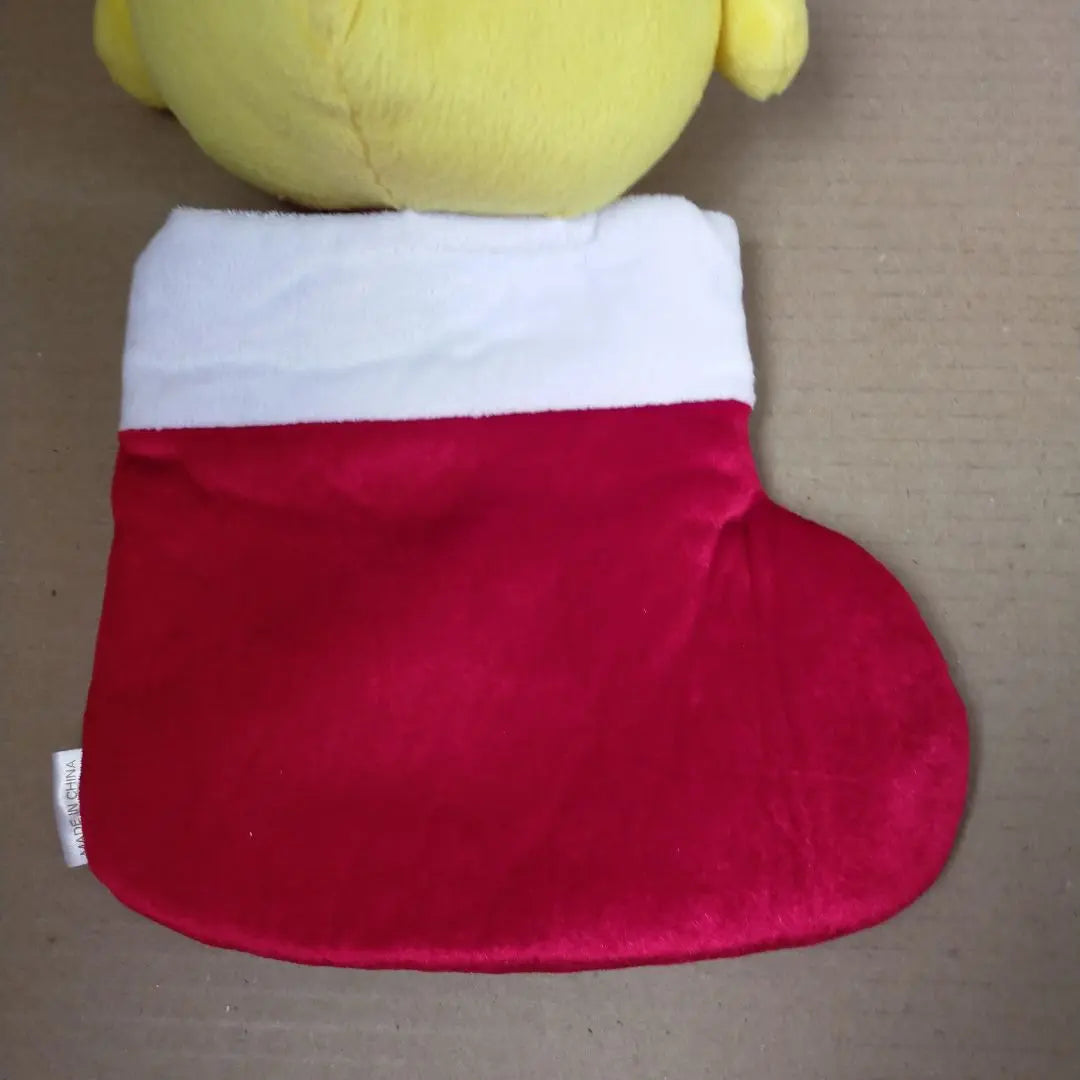 Rilakkuma Kiiroitri Christmas stuffed animal small item holder