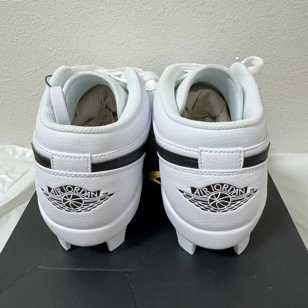 Jordan 1 RETRO MCS LOW Zapatillas de clavos blancas de 28 cm