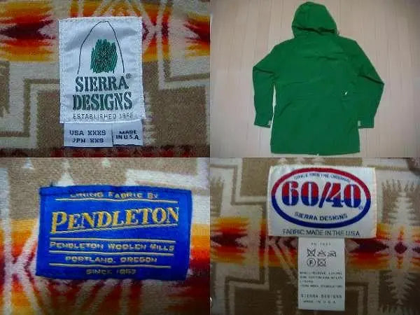 Rare! Masterpiece Sierra Design x Pendleton USA Mountain Parka JPN XXS | 希少！名作シェラデザイン✕ペンドルトン USA製マウンテンパーカーJPN XXS