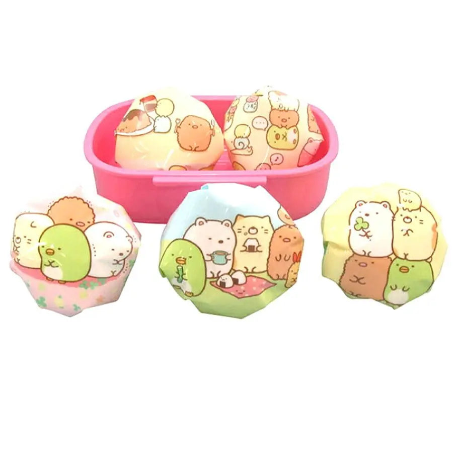 [New] Sumikko Gurashi Onigiri Wrap Pick Chara Bento Lunch Set of 2