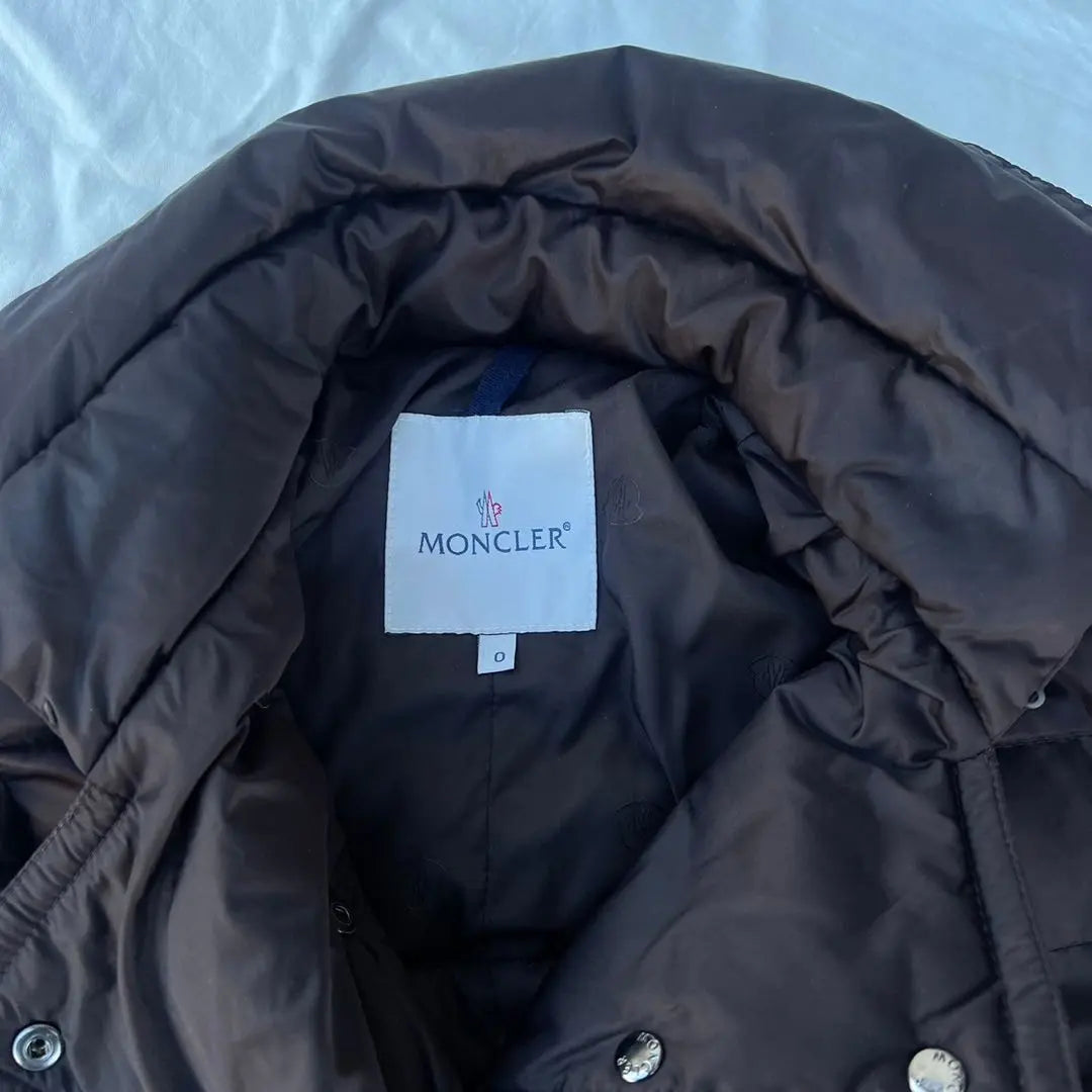 MONCLER HISSOPE GIUBBOTTO Down Coat Brown