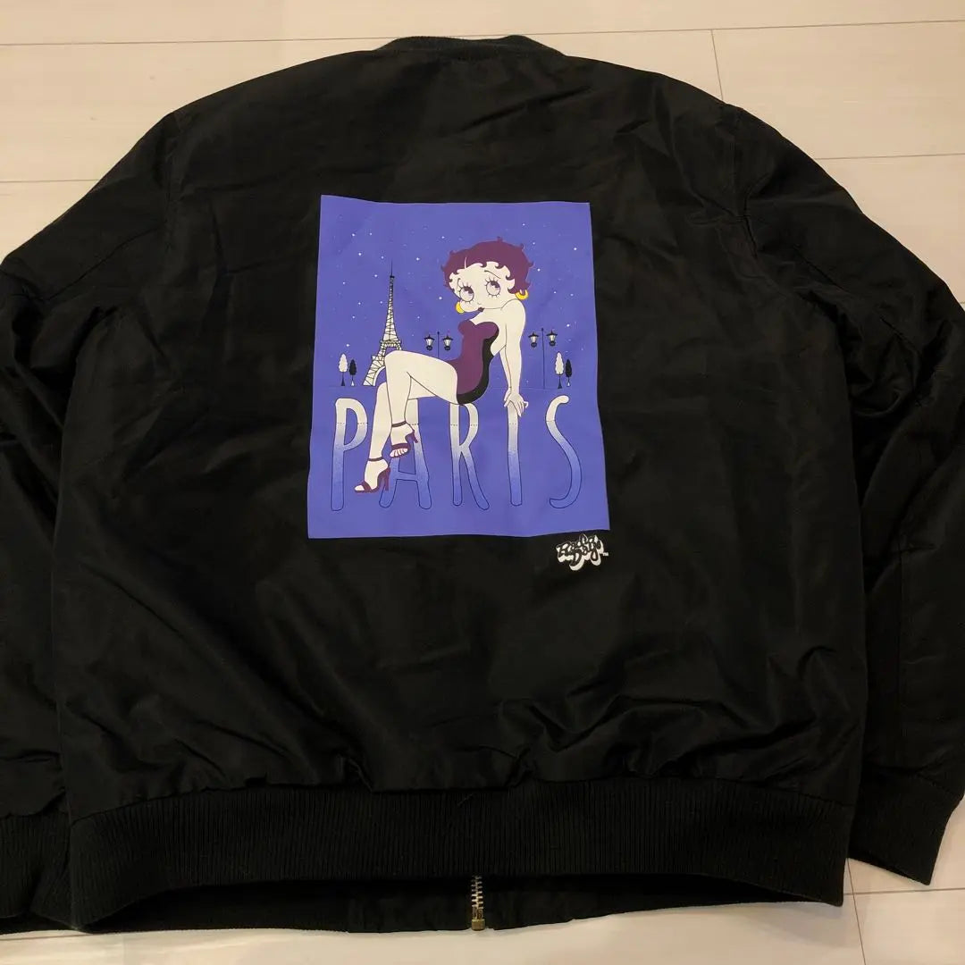 Brand new, unused Betty-chan Boop ma-1 military jacket quilted