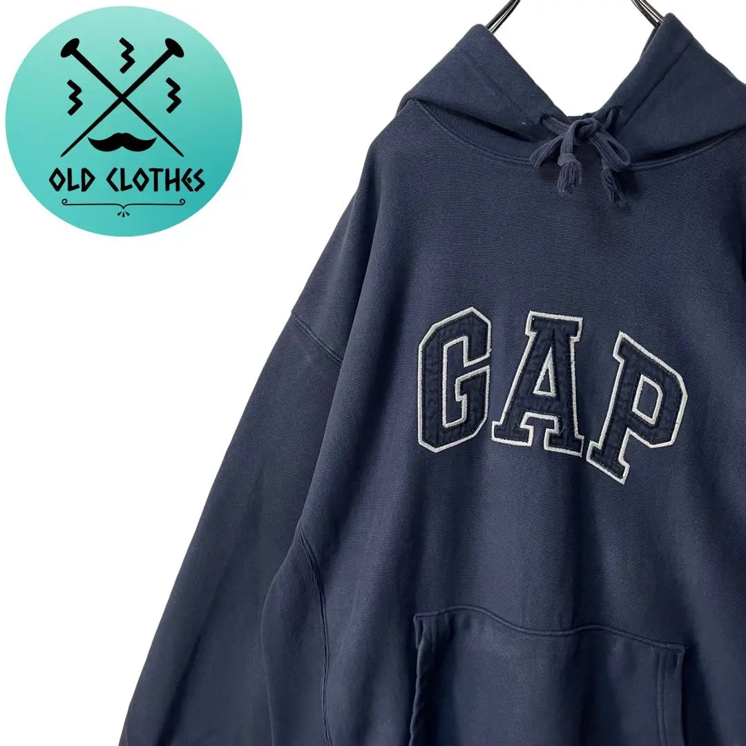 [GAP] 00s Old Gap Pullover Hoodie Arch Logo Side Rib