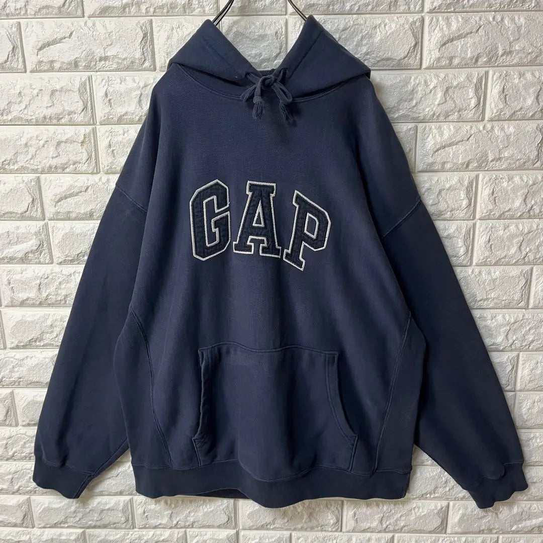 [GAP] 00s Old Gap Pullover Hoodie Arch Logo Side Rib