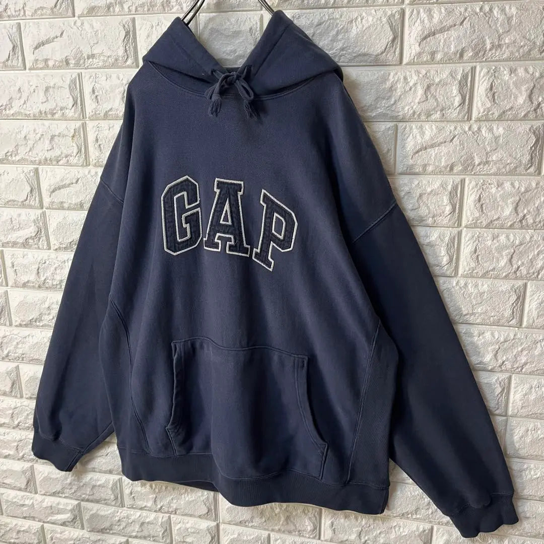 [GAP] 00s Old Gap Pullover Hoodie Arch Logo Side Rib