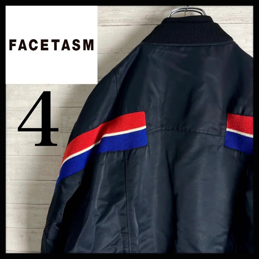 [Agotado de inmediato] Chaqueta de talla única con diseño tricolor Facettasm