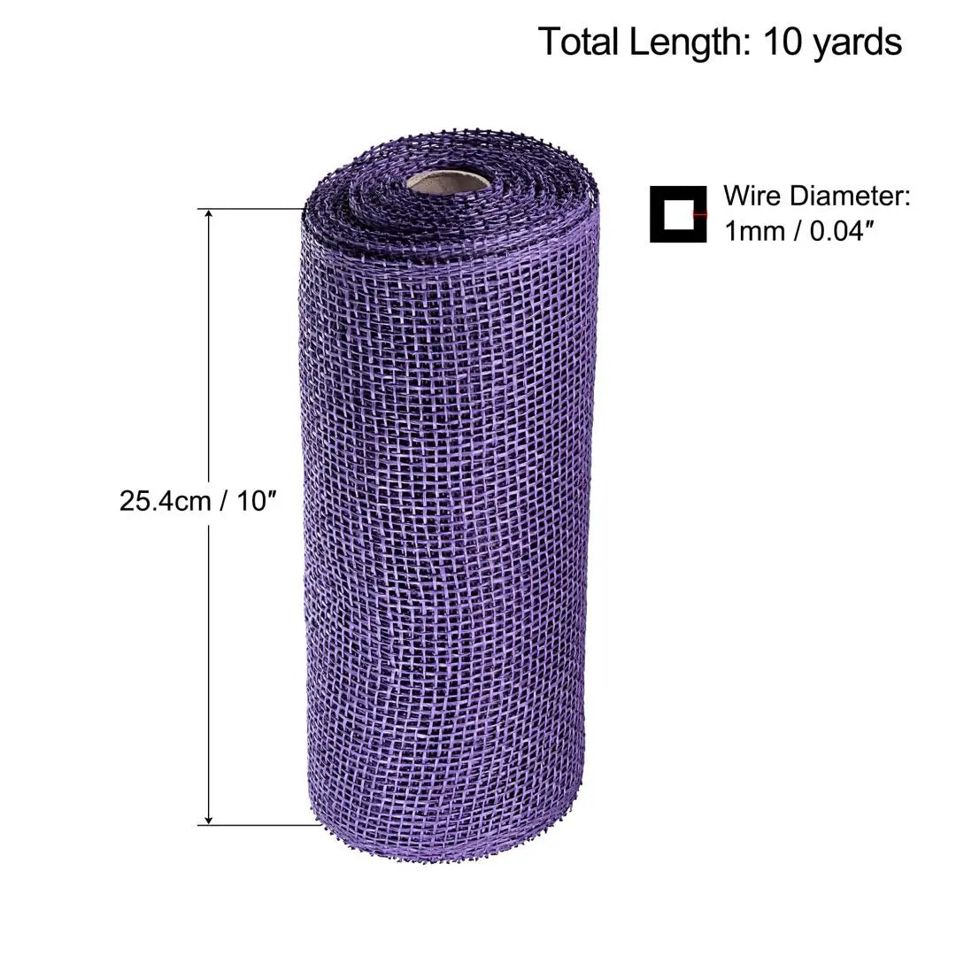 Burlap mesh 26cm x 9M Wrapping ribbon | 黄麻布メッシュ 26 cm x 9 M ラッピングリボン