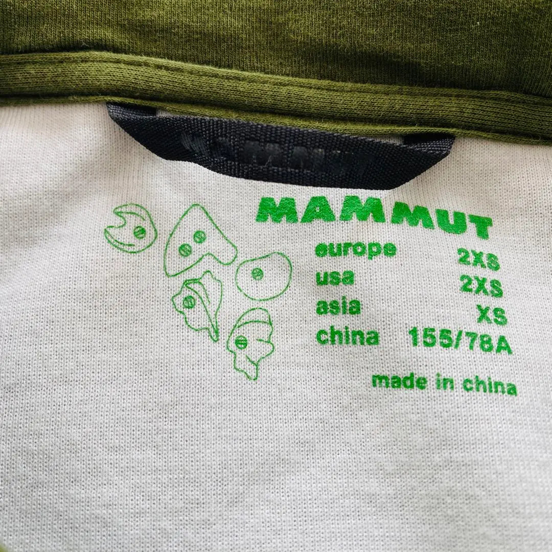 [Muy buen estado] Parka con logo bordado de MAMMUT para hombre, talla XS