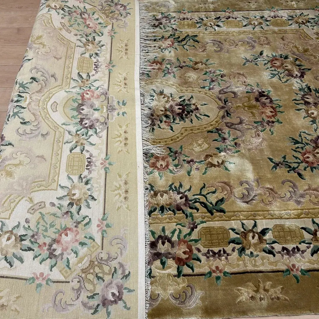 China Dantong 120 tiers silk rug, beautiful