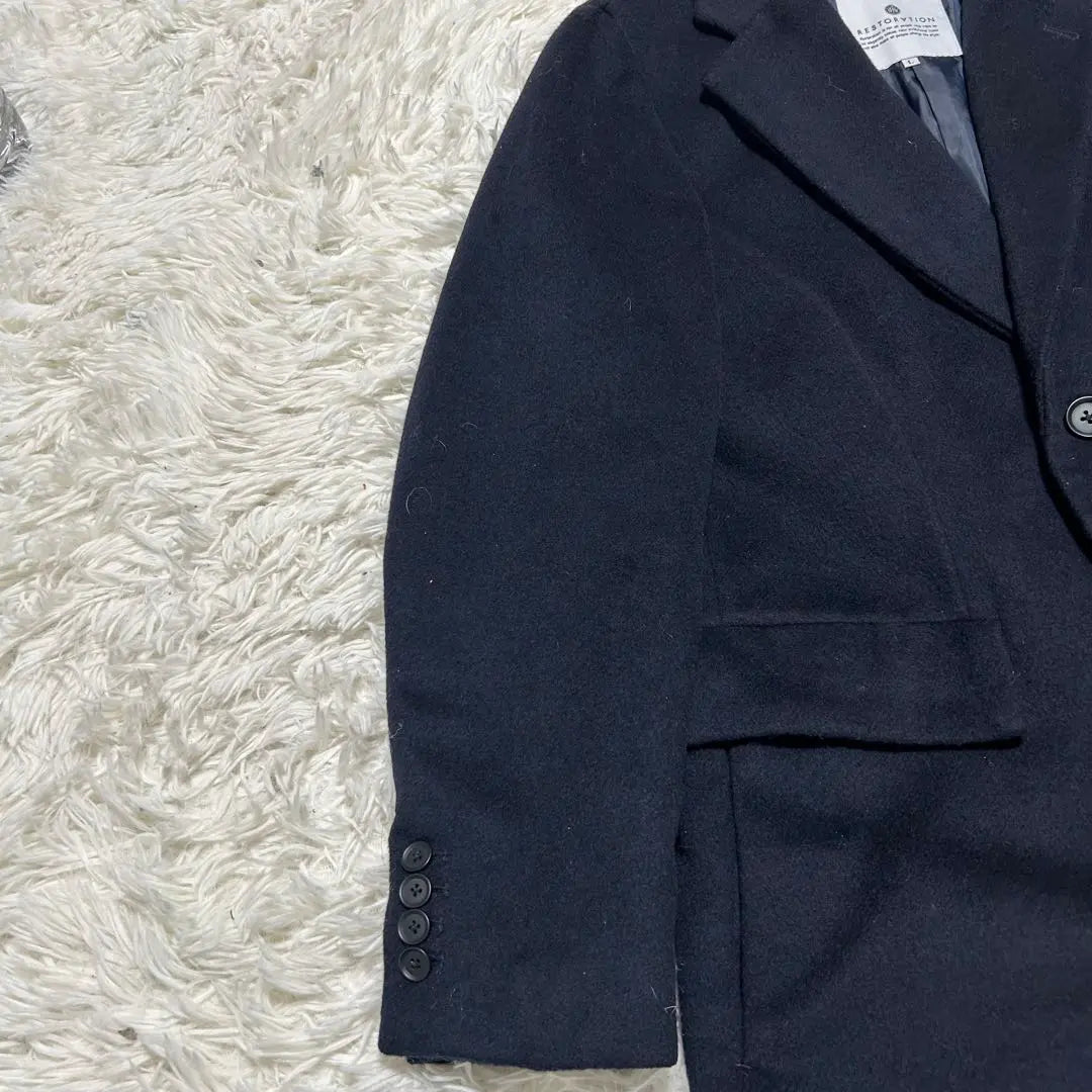 Men's coat L size navy