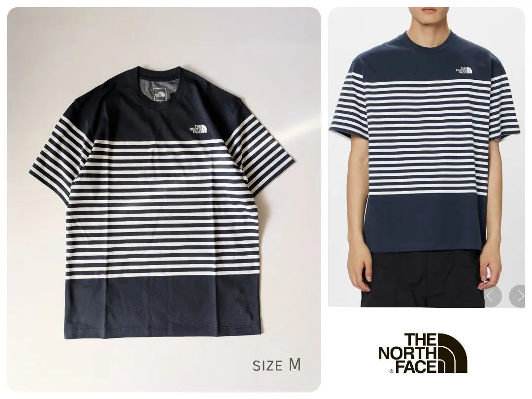 Nuevo ✨ Camiseta de manga corta con borde de panel The North Face Tea