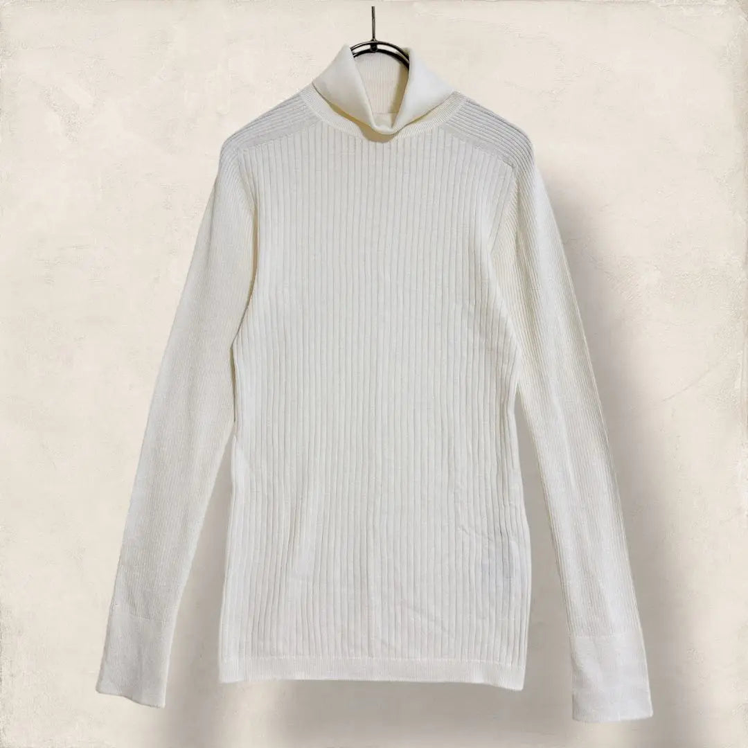 1636 Inedo Turtleneck Knit Cut and Sew Thin 9 Ivory