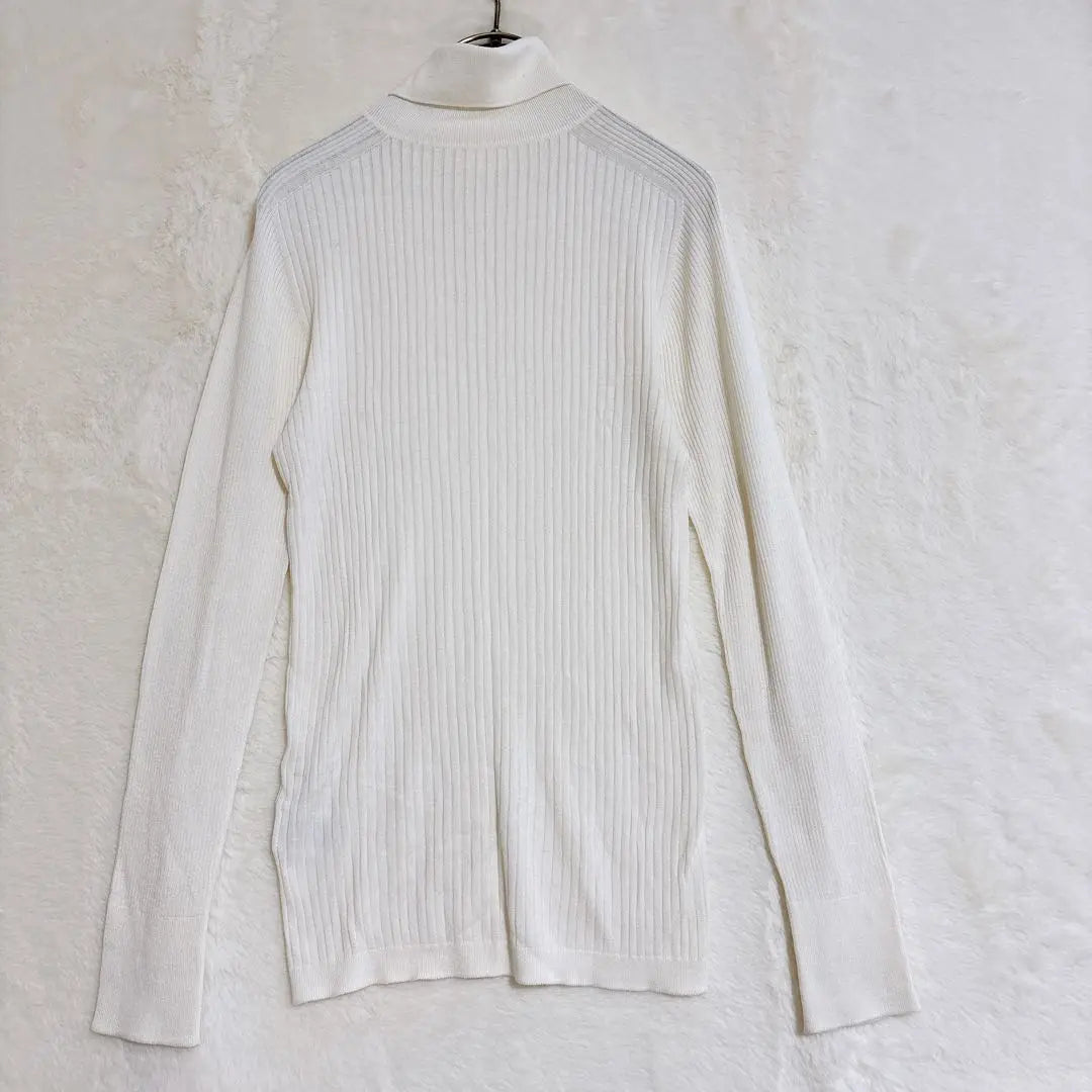 1636 Inedo Turtleneck Knit Cut and Sew Thin 9 Ivory