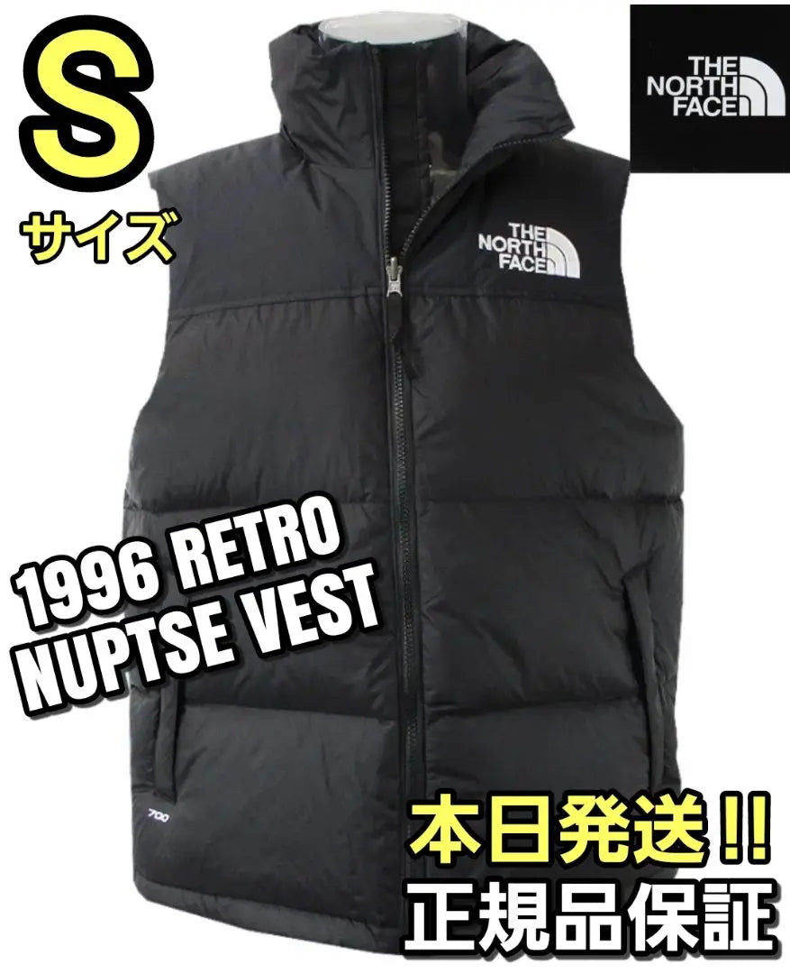 North Face★US standard S size 1996 Retro Nupsi Down Vest 700