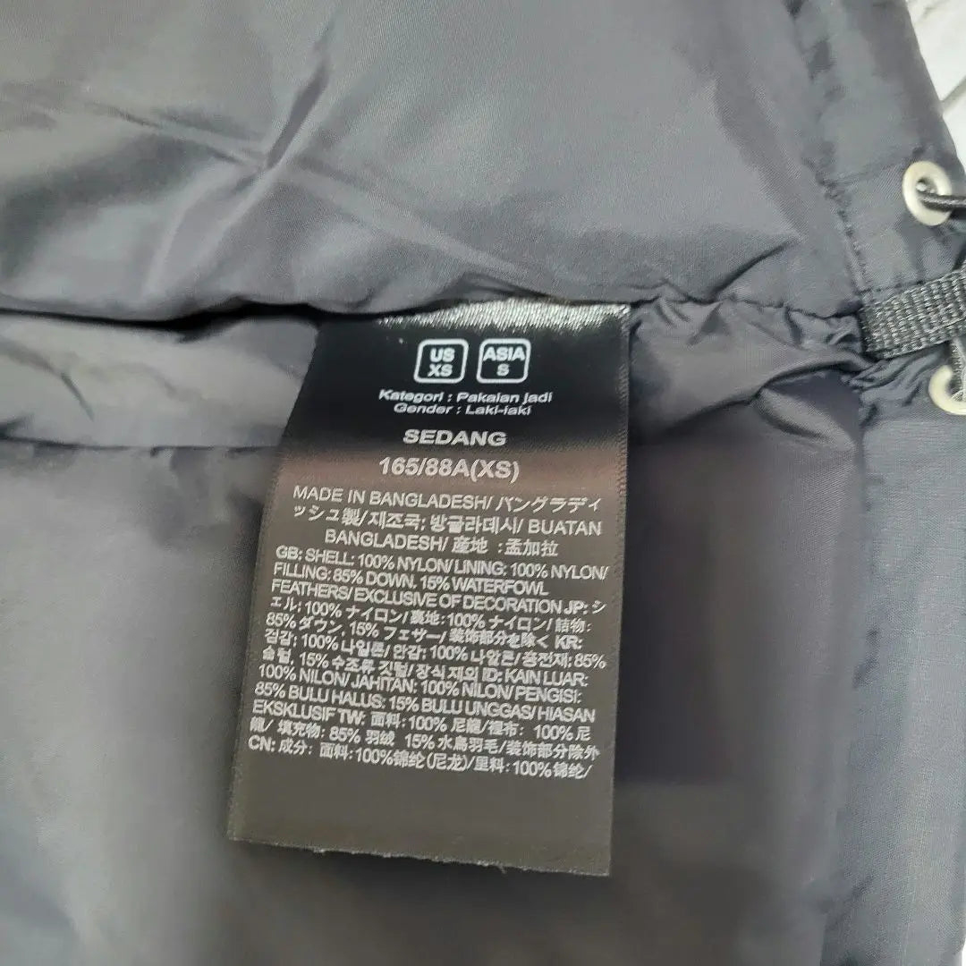 North Face★US standard S size 1996 Retro Nupsi Down Vest 700