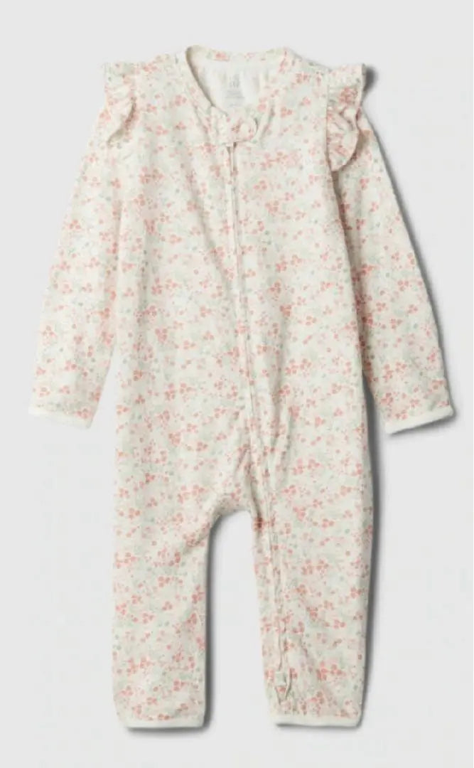 babygap coverall floral pattern 3-6month | babygap カバーオール　花柄　3-6month