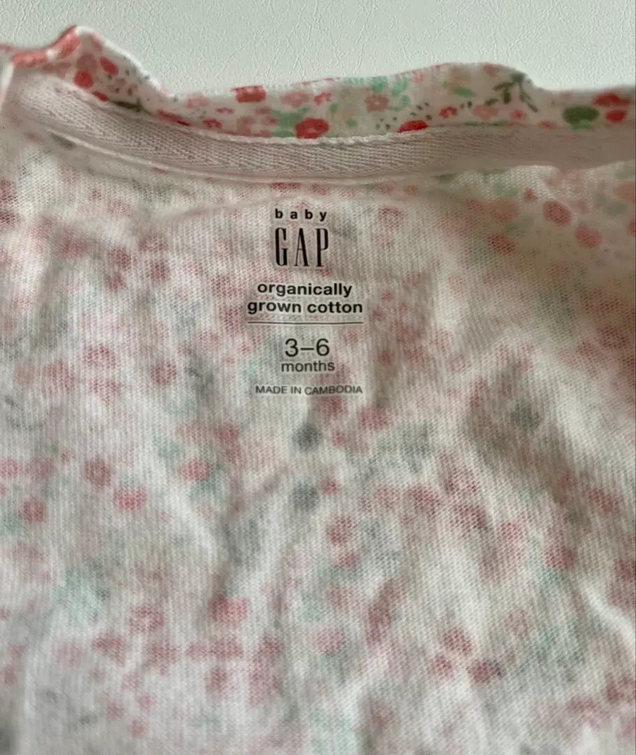 babygap coverall floral pattern 3-6month | babygap カバーオール　花柄　3-6month