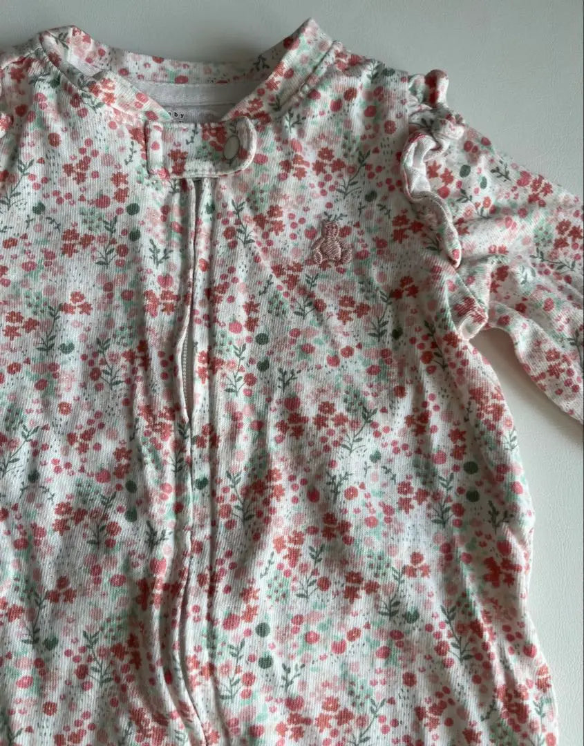 babygap coverall floral pattern 3-6month | babygap カバーオール　花柄　3-6month