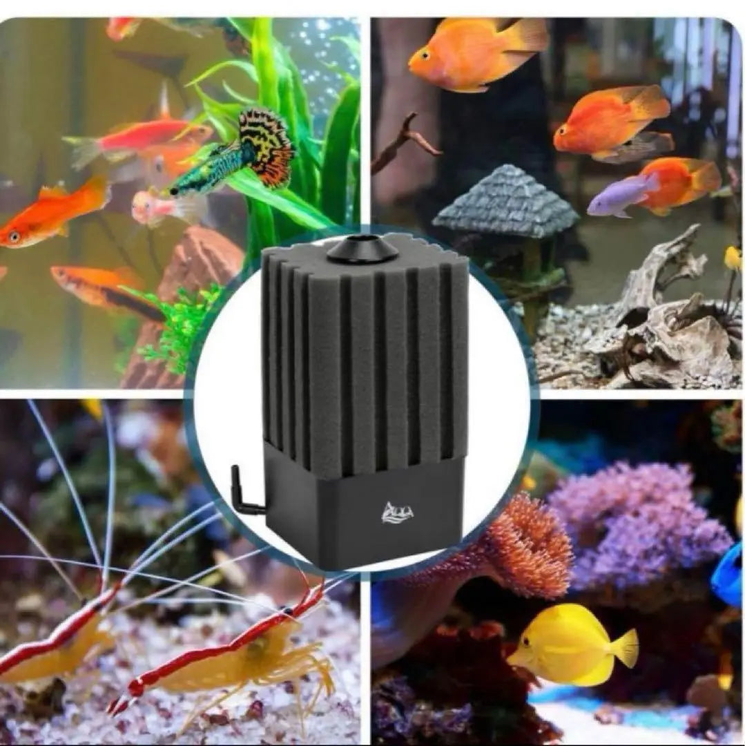 ❤️Anonymous delivery❤️Aquarium filter Sponge filter Filtration Oxygen increase Water circulation 3in1 | ❤️匿名配送❤️水槽フィルター スポンジフィルター ろ過 酸素増加 水循環 3in1