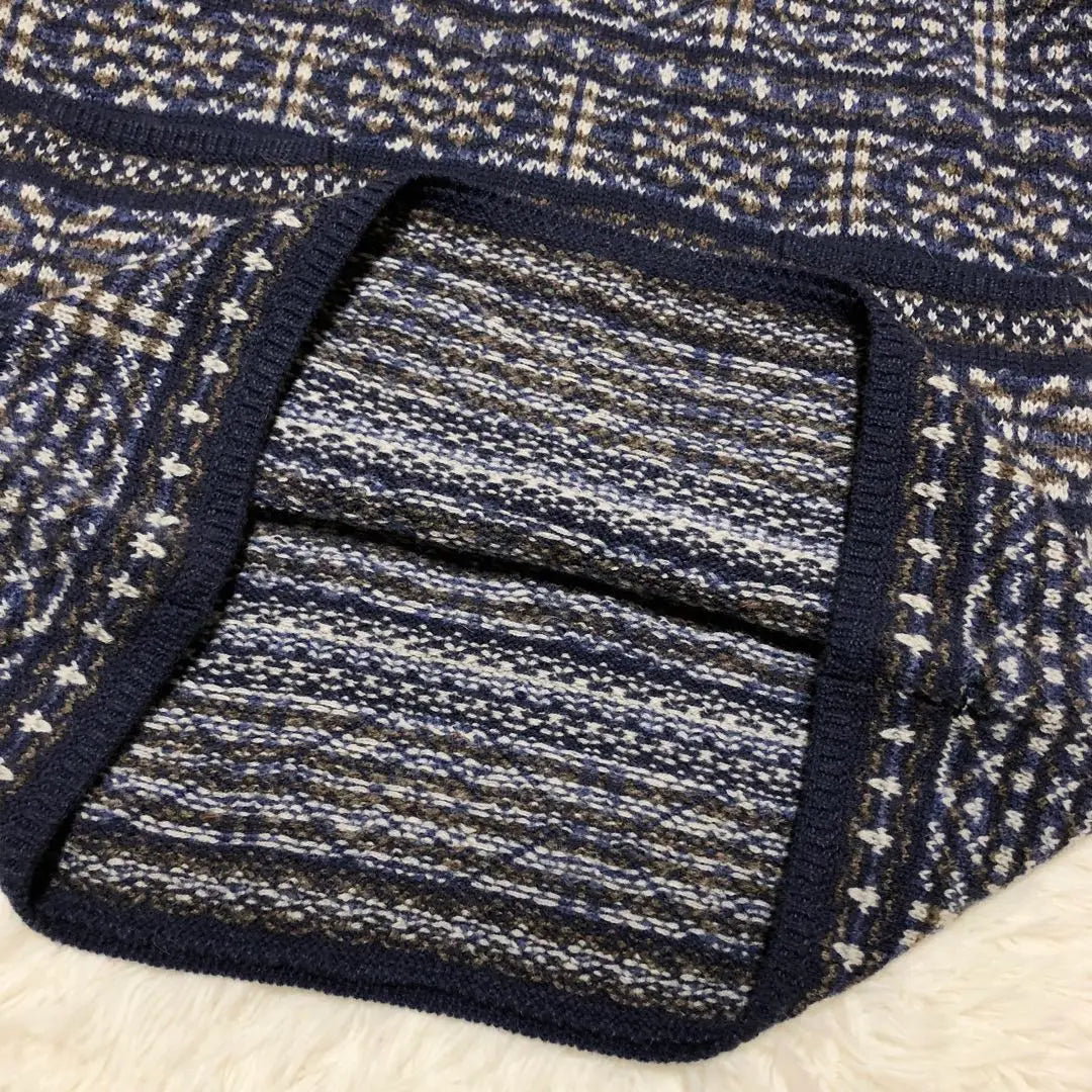 45R*Jacquard/Punto largo*Túnica/Una pieza*Suéter Fair Isle | 45R*ジャガード/ロング丈ニット*チュニック/ワンピース*フェアアイルセーター