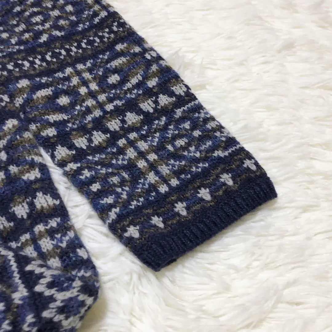 45R*Jacquard/Punto largo*Túnica/Una pieza*Suéter Fair Isle | 45R*ジャガード/ロング丈ニット*チュニック/ワンピース*フェアアイルセーター