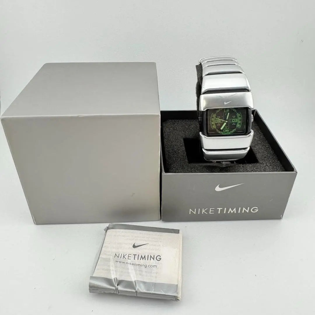 Extremely rare NIKE D-Line WC0008-001 Green Men's Watch