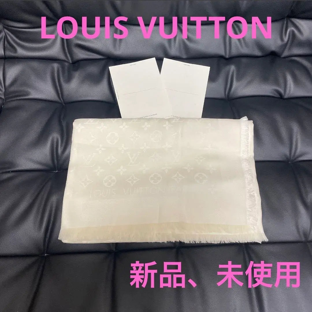 LOUIS VUITTON Stole Monogram Scarf M71330 Unused