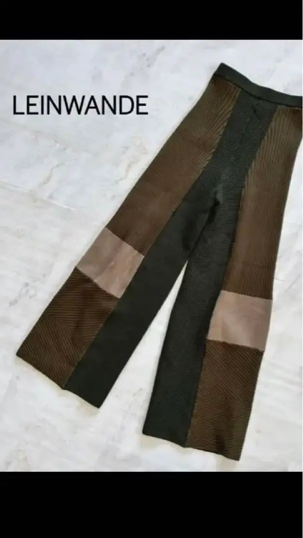 LEINWANDE Ribbed Casual Pants