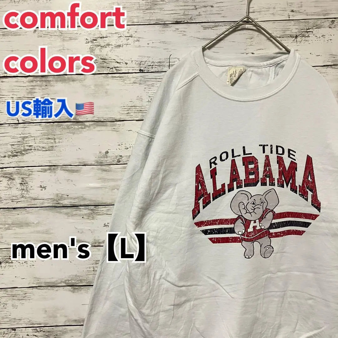 ●F581 [US Import] Comfort Colours Sweatshirt White [L]