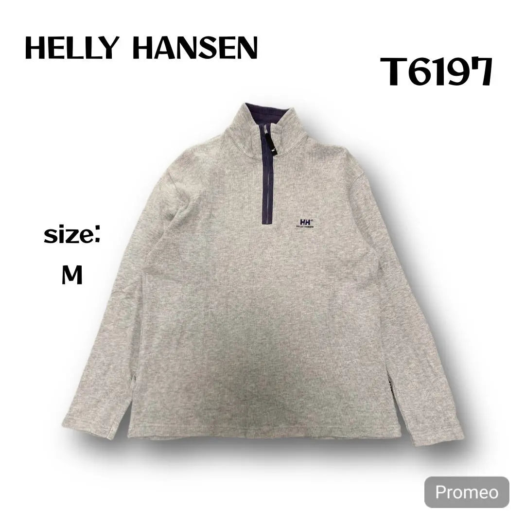 [Immediate purchase OK] HELLY HANSEN half zip sweatshirt size M gray