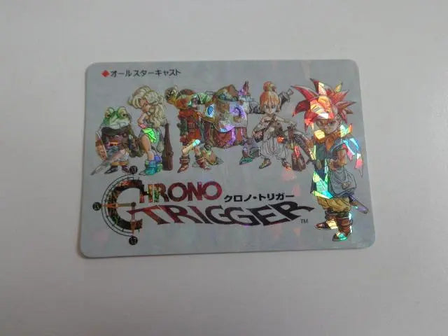 [Stained Glass Ver.] Chrono Trigger Carddass All Star Cast Not for Sale