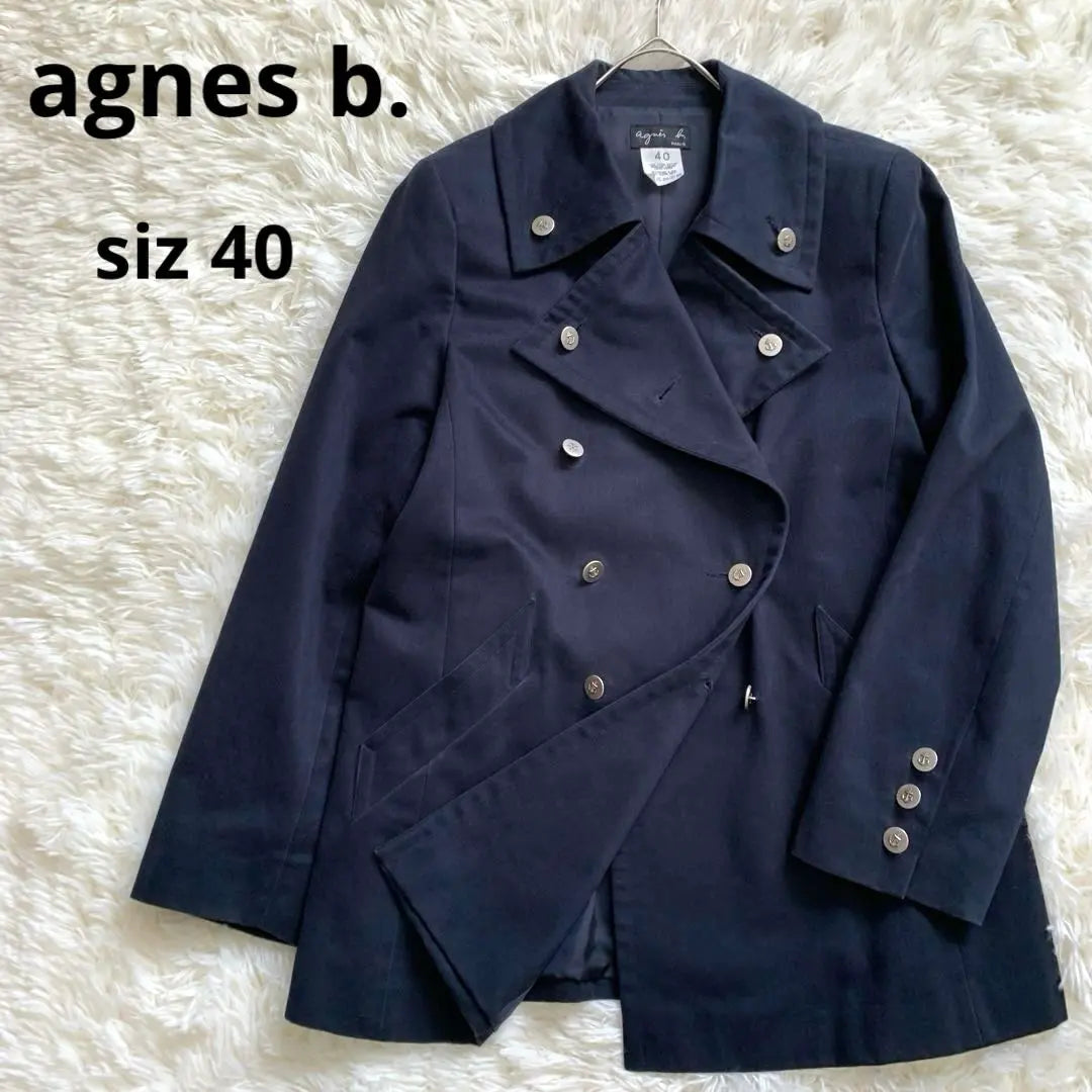 Abrigo Agnes BP Abrigo de primavera Azul marino Talla L holgado